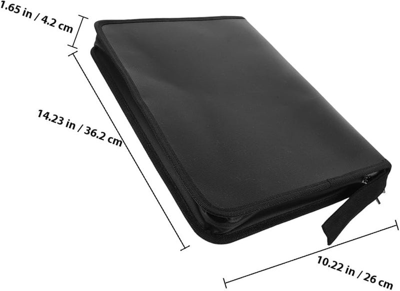 Waterproof Fire Resistant Zipper Accordion File Organizer With Color Coded Tabs - Image 2